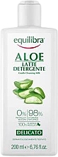 Увлажняющее очищающее молочко "Алоэ вера" - Equilibra Aloe Cleansing Milk — фото N3