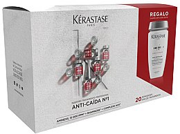 Духи, Парфюмерия, косметика Набор - Kerastase Specifique Aminexil (shm/250ml + ampoule/20х6ml)