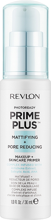 Праймер для лица - Revlon Photoready PRIME PLUS Mattifying + Pore Reducing Makeup Skincare Primer  — фото N1