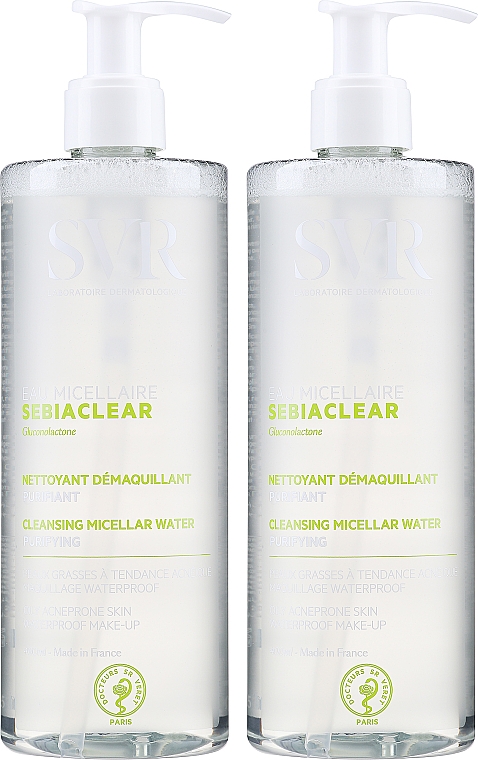 Набір - SVR Sebiaclear (micel/2x400ml) — фото N3