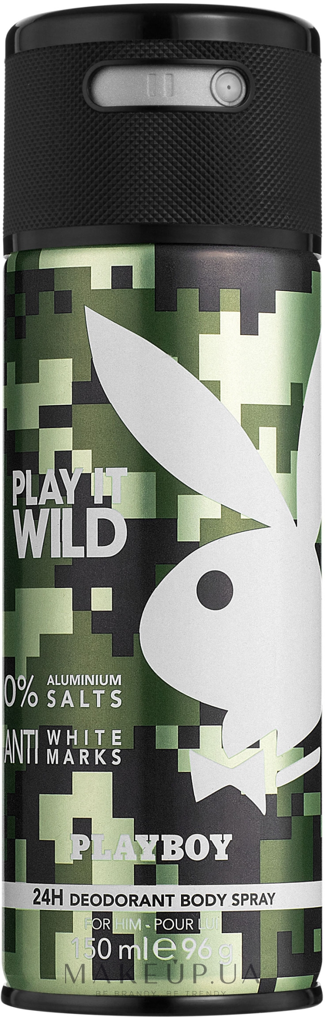 Playboy Play It Wild For Him - Дезодорант: купить по лучшей цене в Украине  | Makeup.ua