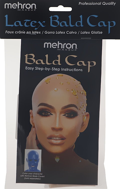 Накладна лисина - Mehron Latex Based Bald Cap — фото N2