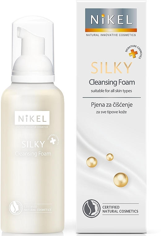 Очищувальна пінка для обличчя - Nikel Silky Cleansing Foam — фото N1