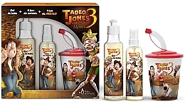 Парфумерія, косметика Набір - Natuaromatic Cartoon Tadeo Jones Set (b/spray/150ml + sh/gel/250ml + cup)
