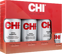 Духи, Парфюмерия, косметика УЦЕНКА Набор - CHI Home Stylist Kit (shm/355ml + cond/355ml + mist/355ml + complex/59ml) *