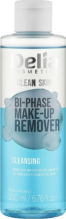 Двофазний засіб для зняття макіяжу - Delia Clean Skin Bi-Phase Make-Up Remover — фото N1