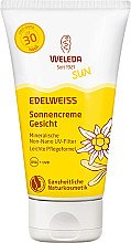 Парфумерія, косметика Крем для обличчя, сонцезахисний - Weleda Sun Edelweiss Cream SPF 30