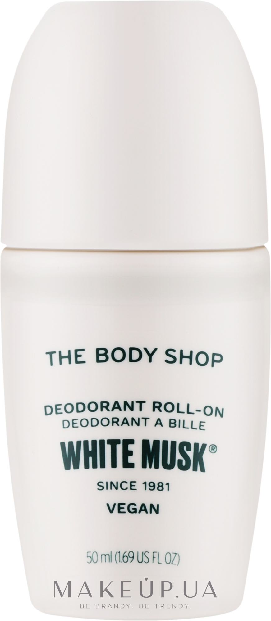 Роликовий дезодорант "White Musk" - The Body Shop White Musk Vegan Deodorant Roll-On — фото 50ml