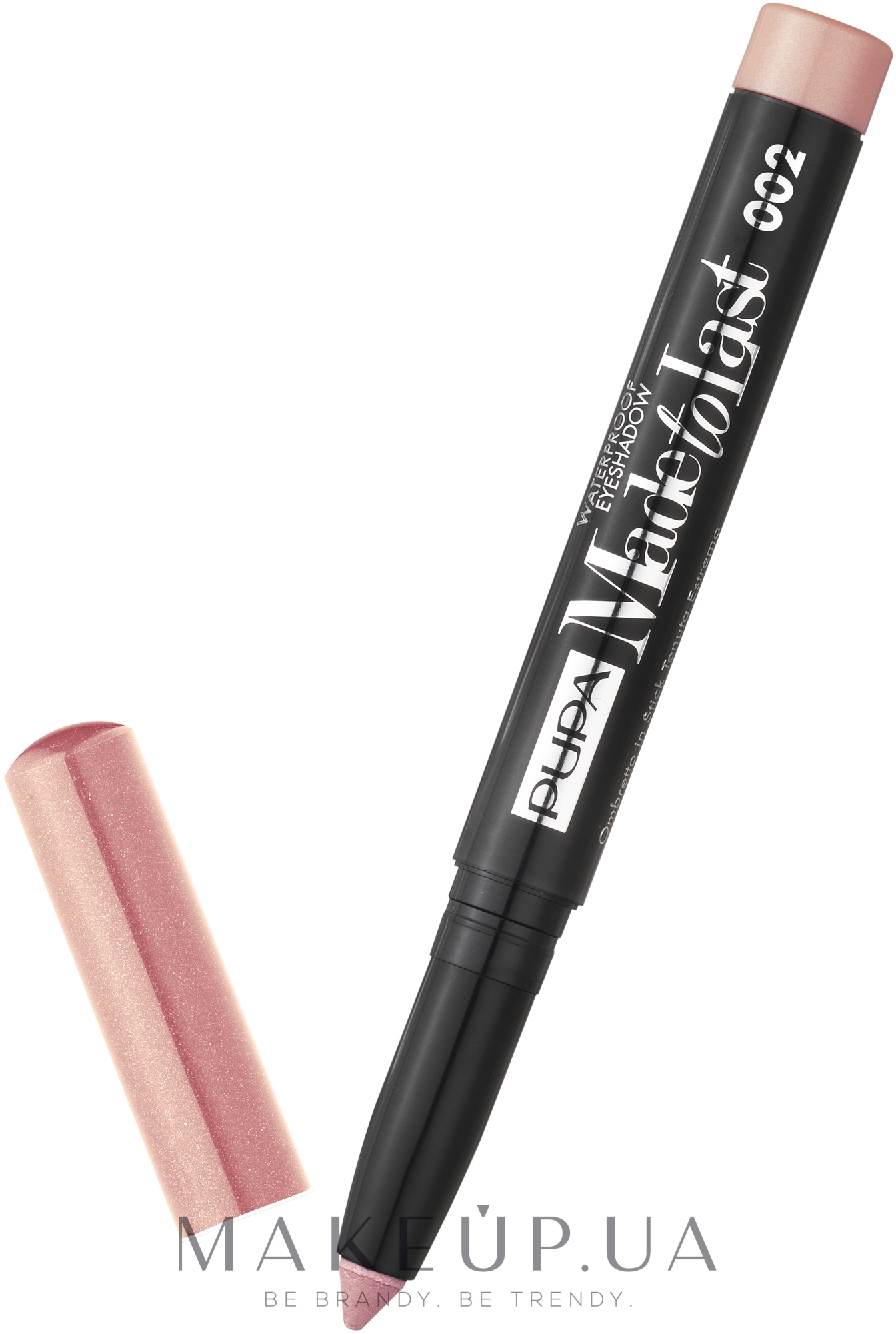 Тени-карандаш для век водостойкие - Pupa Made To Last Waterproof Eyeshadow — фото 02 - Soft Pink