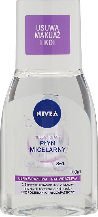 Міцелярна вода 3 в 1 для чутливої шкіри - NIVEA Micellar Cleansing Water — фото N1