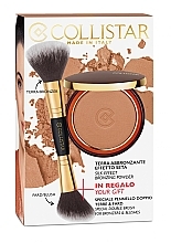 Духи, Парфюмерия, косметика Набор для макияжа - Collistar Terra Abbronzante Effetto Seta (bronz/powder/10g + brush/1pcs)