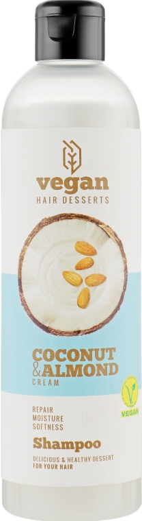 Шампунь - Vegan Desserts Hair Coconut & Almond Cream Shampoo