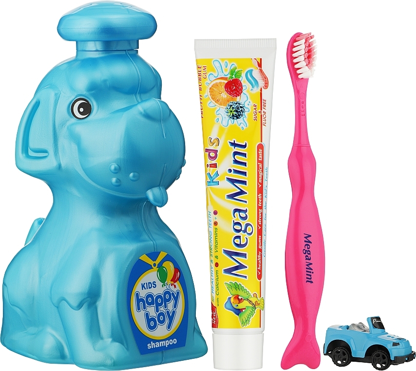 Набор - Sts Cosmetics Aquerelle Kids (sh/500ml + toothpaste/50ml + toothbrush/1шт + typ) — фото N1