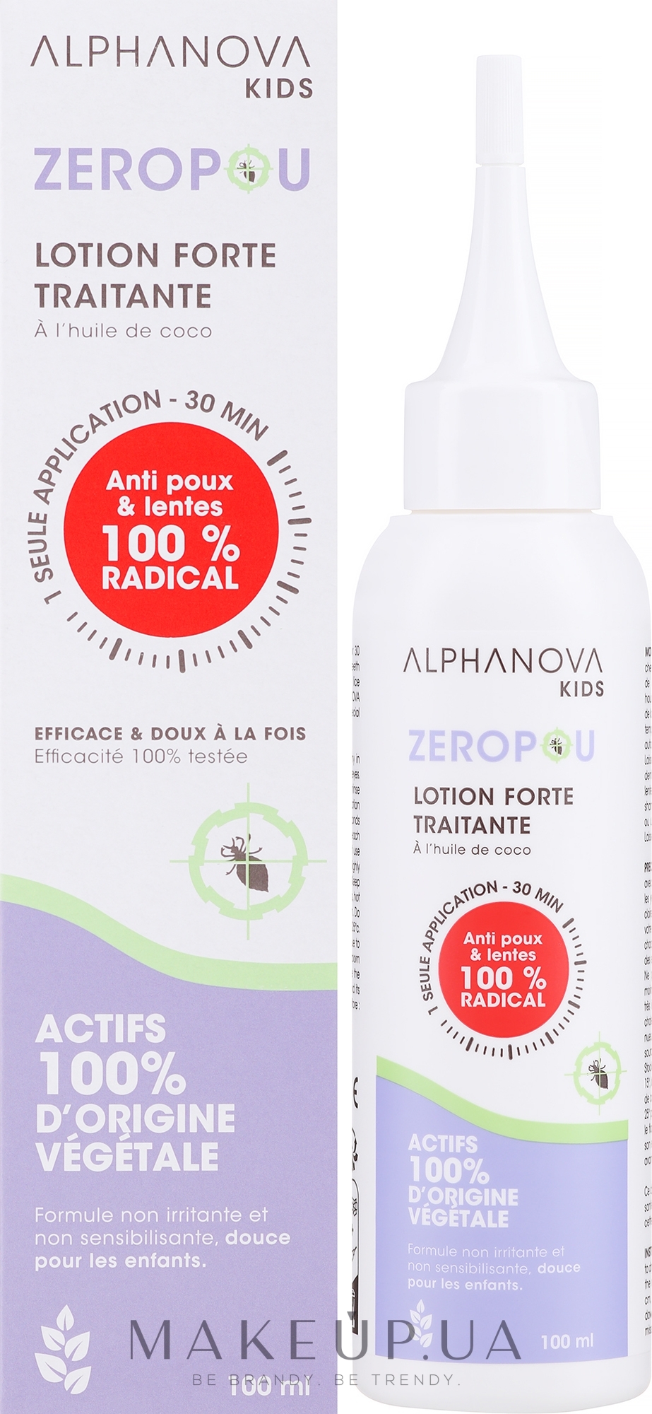 Лосьйон для волосся від вошей - Alphanova Kids Treatment Lotion — фото 100ml