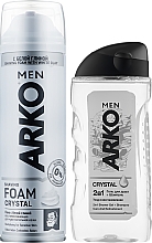 Духи, Парфюмерия, косметика Набор - Arko Men Crystal (foam/200ml + sh/gel/260ml)