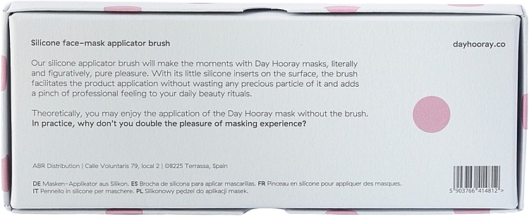 Пензель для нанесення масок - Day Hooray Silicone Face-mask Applicator Brush — фото N3