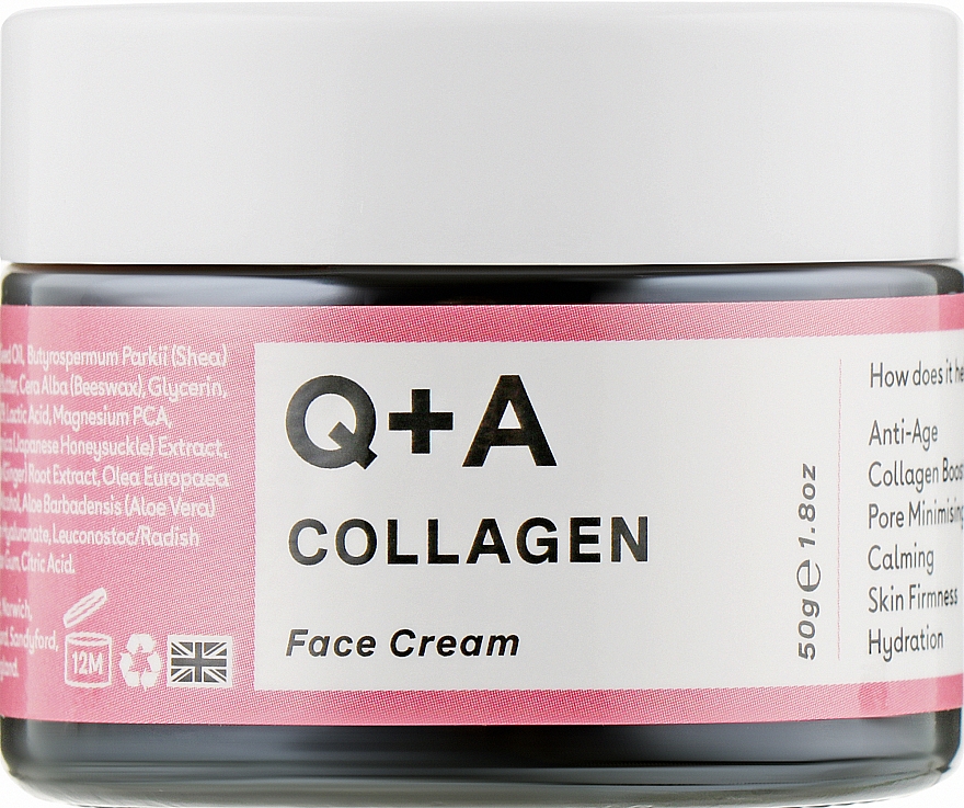 Крем для обличчя з колагеном - Q+A Collagen Face Cream