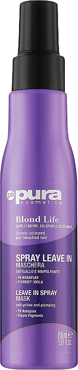 Спрей-маска для волосся - Pura Kosmetica Blond Life Spray Leave In — фото N1