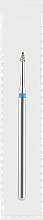 Парфумерія, косметика Фреза алмазна синя "Оливка конусна", діаметр 1,4 мм, довжина 3 мм - Divia DF008-14-B