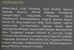 Нічний крем з екстрактом конопель, колагеном і мінералами Мертвого моря - Dead Sea Collection Hemp & Collagen Night Cream — фото N4