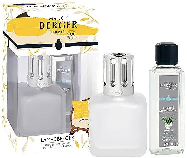 Maison Berger Citronella Refill - Набор (refill/250ml+lampe/1pcs) — фото N1