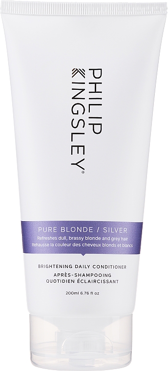 Кондиціонер для світлого волосся холодних відтінків - Philip Kingsley Pure Blonde/ Silver Brightening Daily Conditioner — фото N1