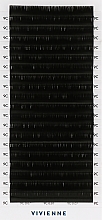 Духи, Парфюмерия, косметика Накладные ресницы "Elite", черные, 20 линий (0,07, C, 9), эко упаковка - Vivienne