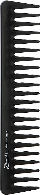 Гребінець для нанесення гелю, 11х5 см, чорний - Janeke Professional Gel Application Comb — фото N1