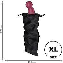 Мішечок для зберігання секс-іграшок, чорний, Size XL - Satisfyer Treasure Bag Black — фото N2
