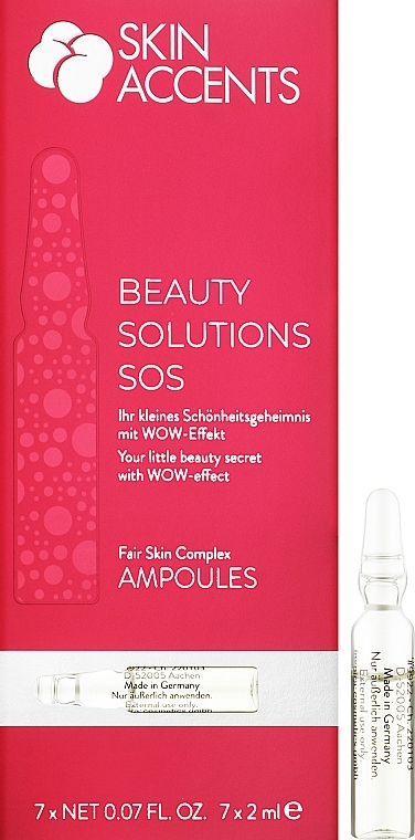 Осветляющий комплекс - Inspira:cosmetics Skin Accents Fair Skin Complex — фото N1