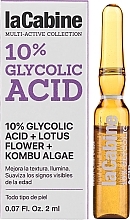 Ампули для обличчя з 10% гліколевою кислотою - La Cabine 10% Glycolic Acid Ampoules — фото N2