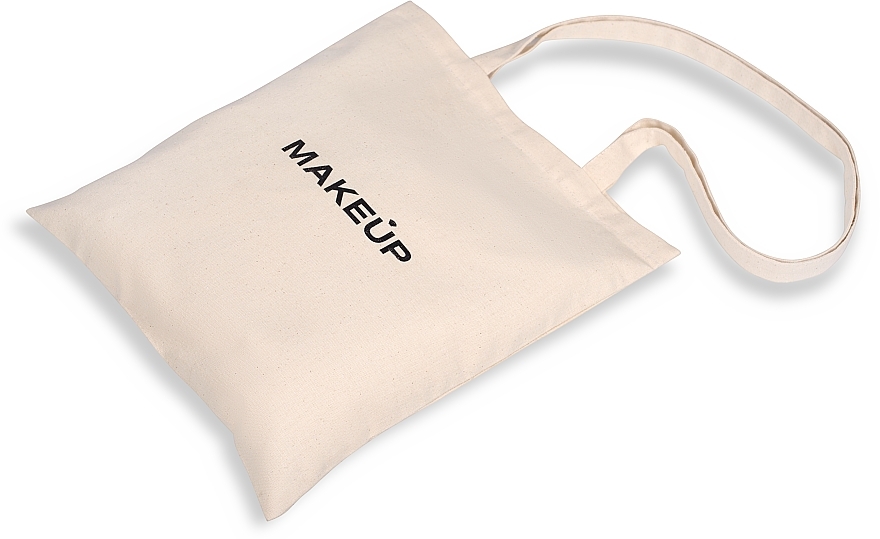 Екосумка пласка "EcoVibe", бежева - MAKEUP Eco Bag Shopper Slim Beige — фото N2