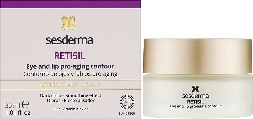 Крем для кожи вокруг глаз и губ - SesDerma Laboratories Retisil Eye And Lip Cream — фото N5