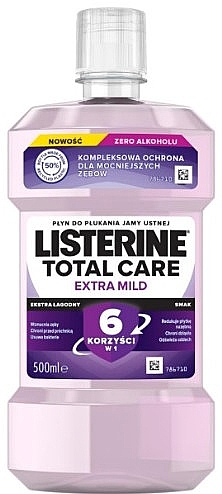 Ополіскувач для порожнини рота - Listerine Total Care Extra Mild — фото N1