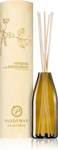Аромадифузор "Вербена і лемонграс" - Paddywax Eco Green Diffuser Verbena & Lemongrass — фото N1