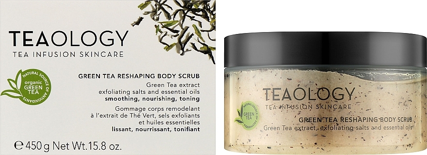 Скраб для тіла - Teaology Green Tea Reshaping Body Scrub — фото N2