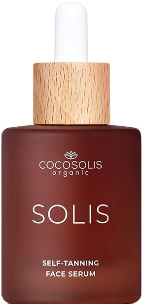 Сыворотка-автозагар для лица с гиалуроновой кислотой - Cocosolis Solis Self-Tanning Face Serum   — фото 50ml