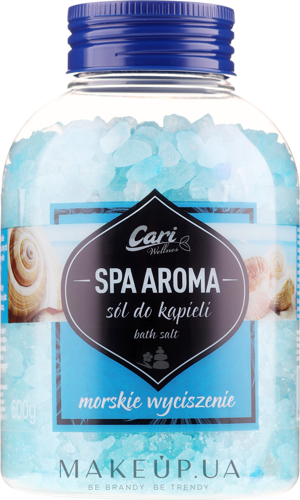 Сіль для ванни, блакитна - Cari Spa Aroma Salt For Bath — фото 600g