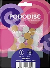Спонж-файл полировщик для педикюрного диска "Pododisk", S, 15 мм - Staleks Pro — фото N1