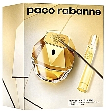 Paco Rabanne Lady Million Traveler Exclusive - Набор (edp/80ml + edp/20ml) — фото N1