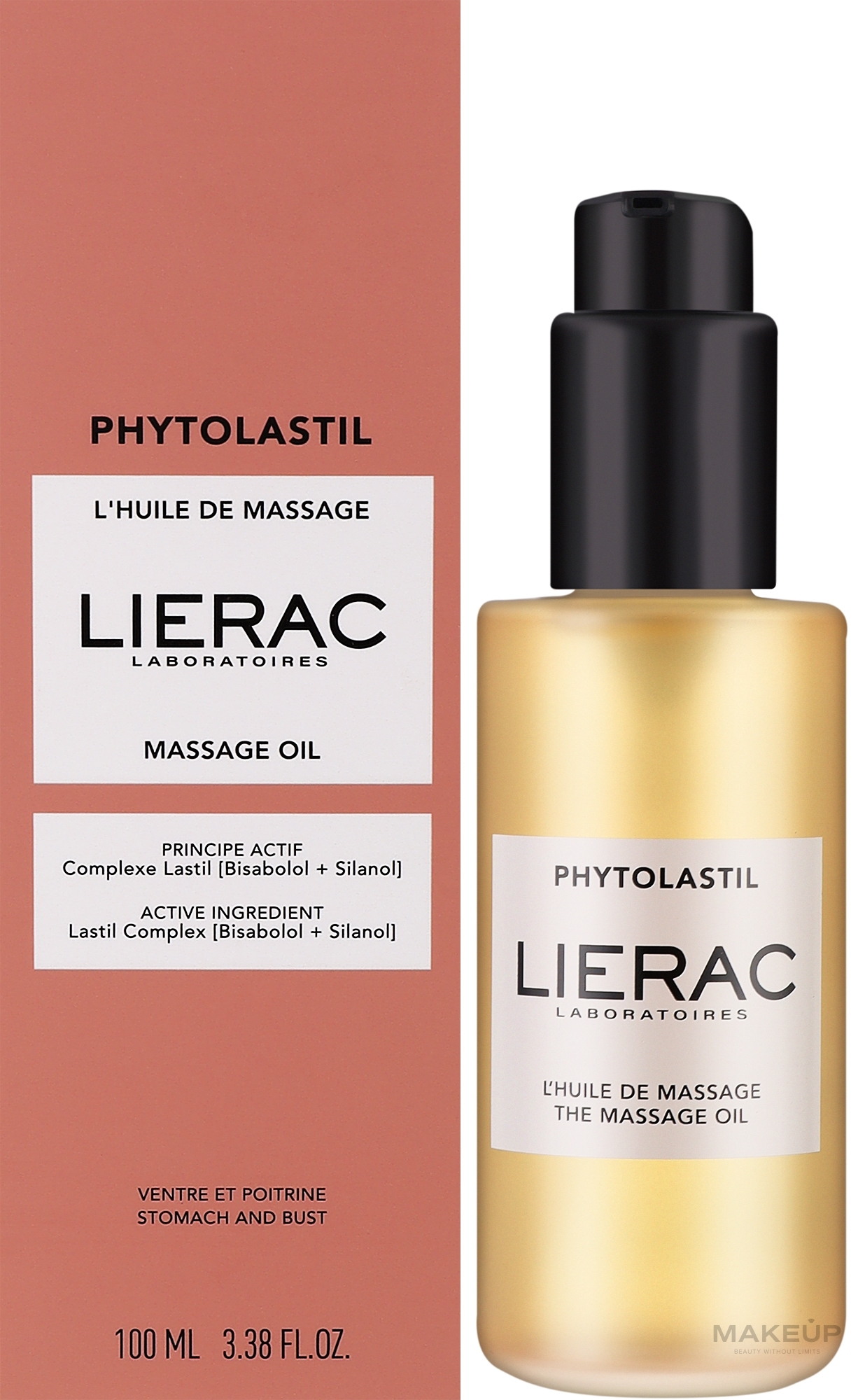 Масажна олія для запобігання розтяжок - Lierac Phytolastil Massage Oil — фото 100ml