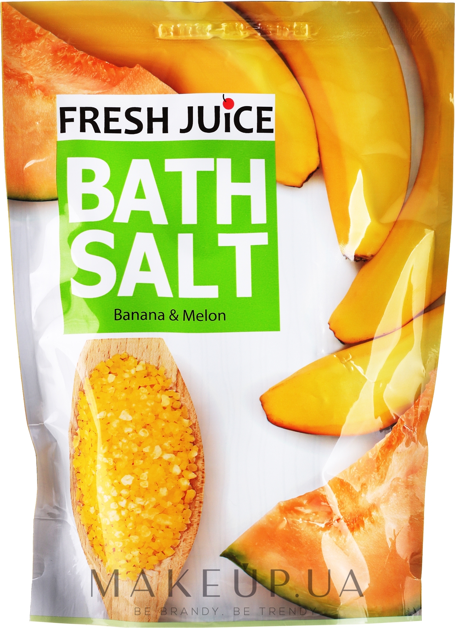 Соль для ванны дой-пак - Fresh Juice Banana & Melon  — фото 500g