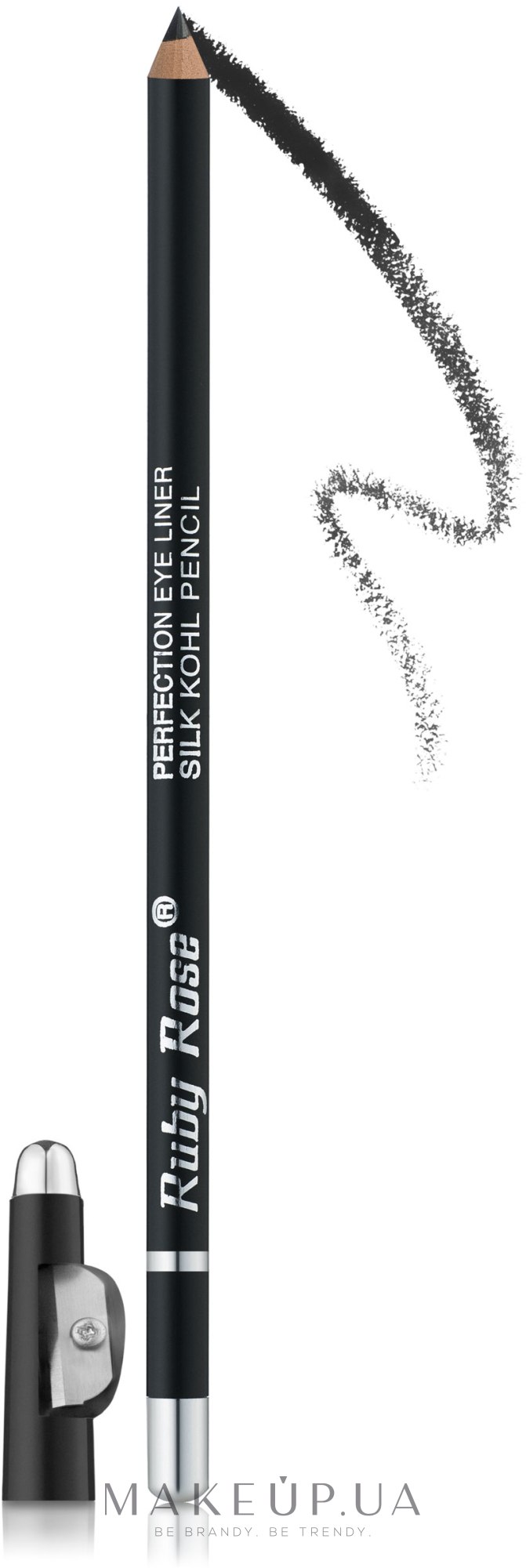 Контурний олівець для очей - Ruby Rose Perfection Eye Liner — фото Black