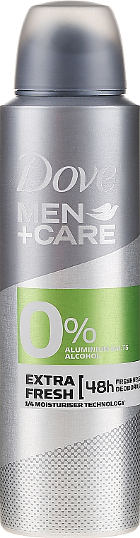 Дезодорант "Экстра свежесть", без содержания спирта и алюминия - Dove Men+Care Extra Fresh — фото N1