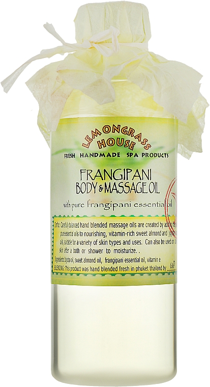 Масло для тела "Франжипани" - Lemongrass House Frangipani Body & Massage Oil — фото N2