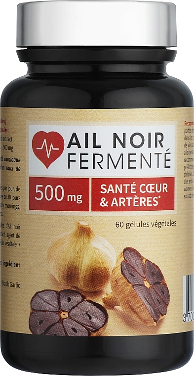 Диетическая добавка "Ферментированный черный чеснок", капсулы - Nutriexpert Black Garlic Ferment — фото N1