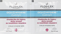 Духи, Парфюмерия, косметика Салфетки для очистки кожи век - Floslek Eyebright Eyelid Hygiene Wipes