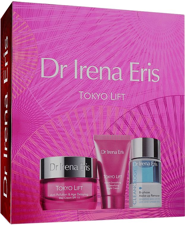 Набір - Dr. Irena Eris Tokyo Lift (f/cr/50ml + f/cr/30ml + mic/wat/50ml) — фото N1