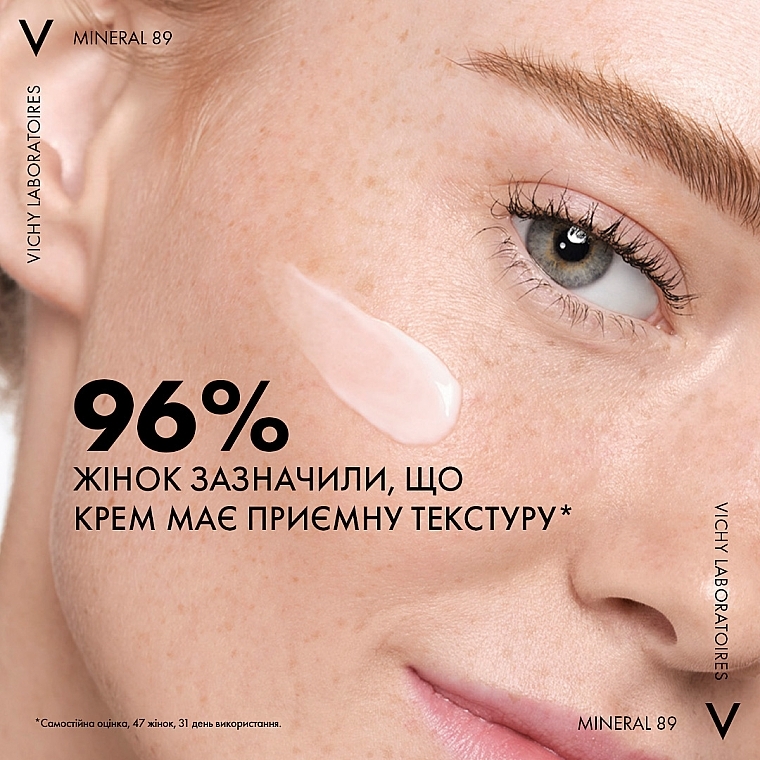 Легкий крем для всех типов кожи лица, увлажнение 72 часа - Vichy Mineral 89 Light 72H Moisture Boosting Cream — фото N9