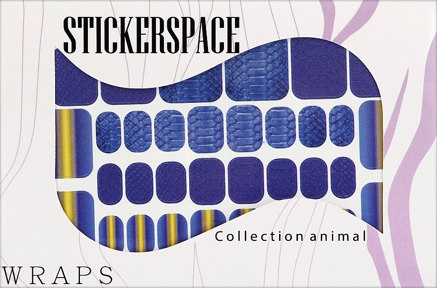 Дизайнерські наклейки для педикюру "Sinister pedi" - StickersSpace — фото N1